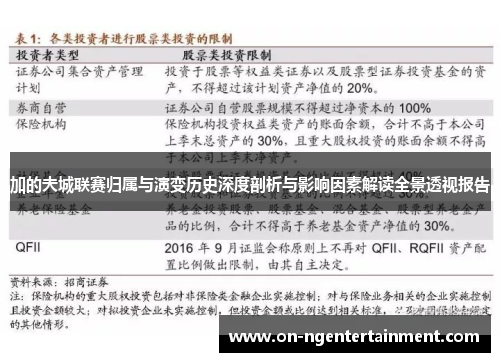 加的夫城联赛归属与演变历史深度剖析与影响因素解读全景透视报告